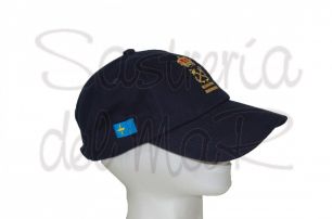 Gorra azul marino Patrn de Yate bandera Asturias