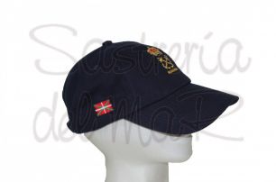 Gorra azul marino PER bandera Euskadi