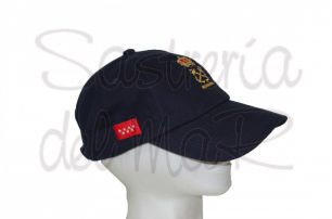 Gorra azul marino PER bandera Comunidad de Madrid