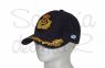 Gorra laureles azul Capitn de Yate escudo a mano bandera Galicia