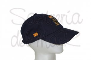 Gorra azul marino Patrn de Yate bandera Catalua