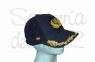 Gorra laureles azul Capitn de Marina Mercante bandera Espaa