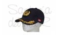Gorra laureles azul Capit&aacute;n de Marina Mercante bandera Euskadi