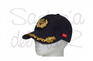 Gorra laureles azul Capitn de Marina Mercante bandera Comunidad de Madrid