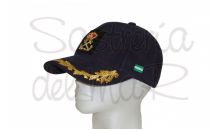 Gorra laureles azul Patr�n de Yate escudo a mano bandera Andalucia