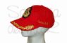 Gorra laureles rojo Capitn de Yate personalizada