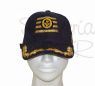 Gorra laureles azul ttulo Marina Mercante con valo