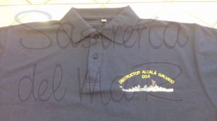 Polo personalizado Destructor Alcal Galiano D-24