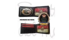 Cartera con placa Patrn de Yate